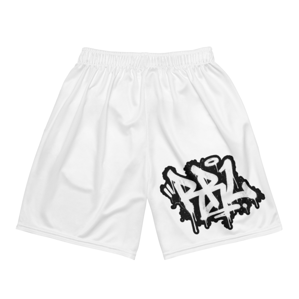RoidRage Labs Esthetics Mesh Short White Weiss Bodybuilding Hose.