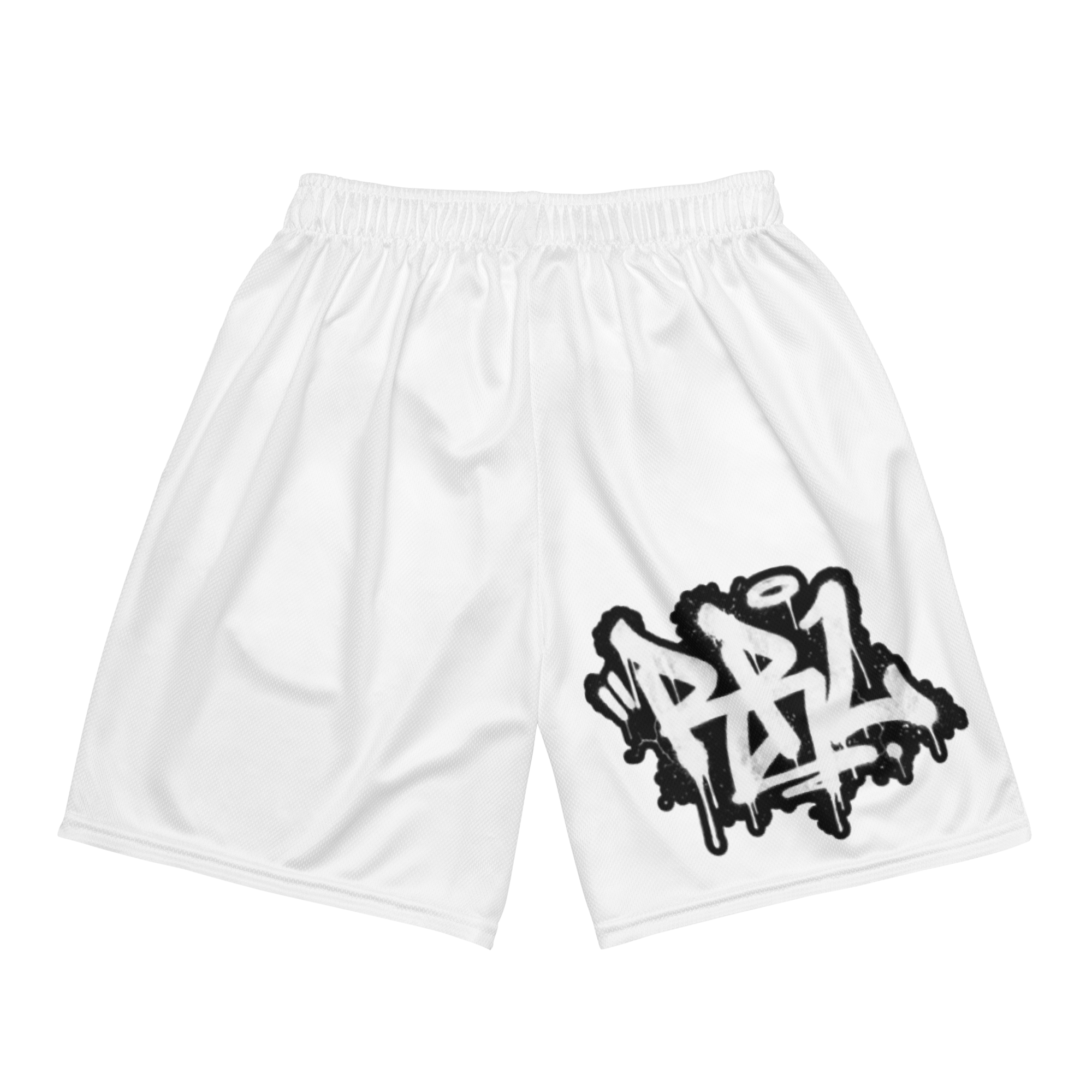 RoidRage Labs Esthetics Mesh Short White Weiss Bodybuilding Hose.
